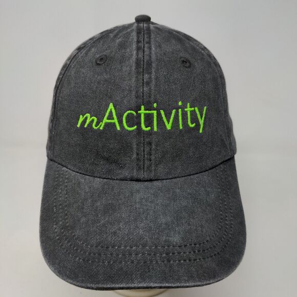 Unbranded Men's mActivity Slideback Hat Gray Size OSFA Embroidered Logo - Picture 2 of 7